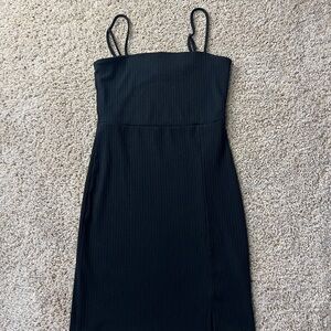 Forever 21 Black Slip Dress Spaghetti Strap Cocktail